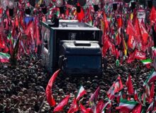 تشییع تاریخی پیکر رهبر شهید انقلاب در تهران؛ جلوه‌ای از وفاداری و حماسه ملی