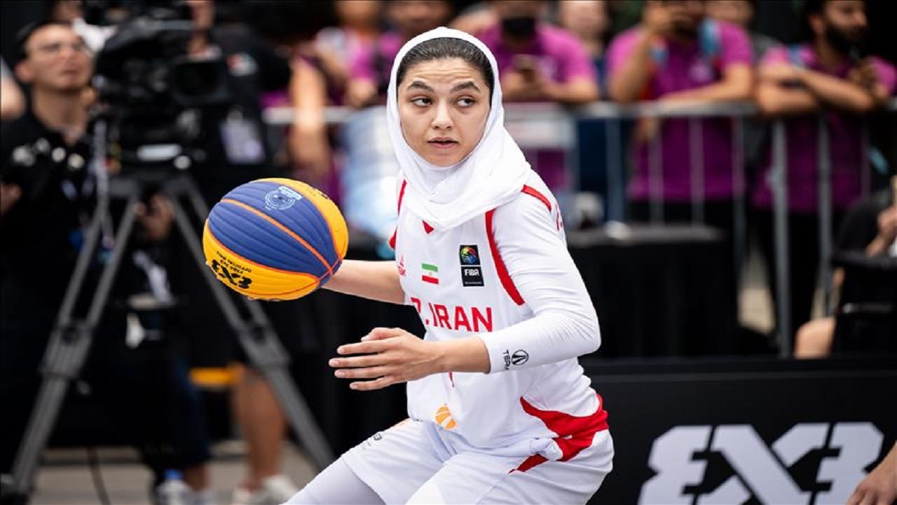 پیروزی قاطع تیم ملی بسکتبال سه نفره زنان مقابل قزاقستان