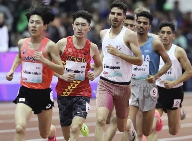 رکوردشکنی دونده ایران در قهرمانی جهان