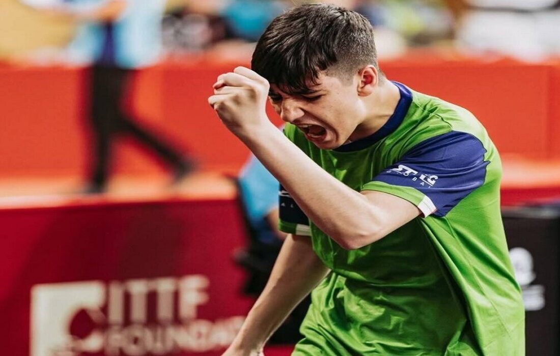 نابغه ایرانی در رده دوم برترین‌های تنیس روی میز جهان