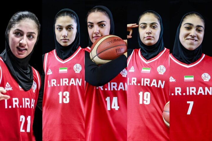 حضور ۵ بازیکن تیم ملی بسکتبال بانوان ایران در جمع بهترین‌ها
