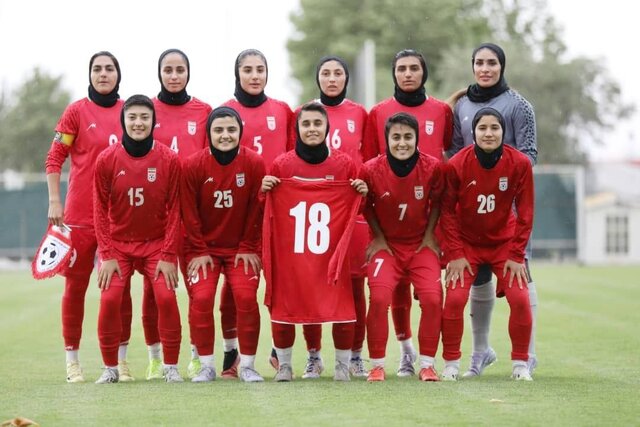 برد پرگل دختران فوتبال ایران مقابل سنگاپور