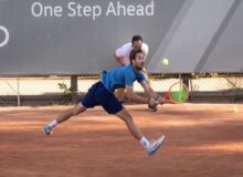 صعود علی یزدانی به یک چهارم نهایی تنیس صربستان