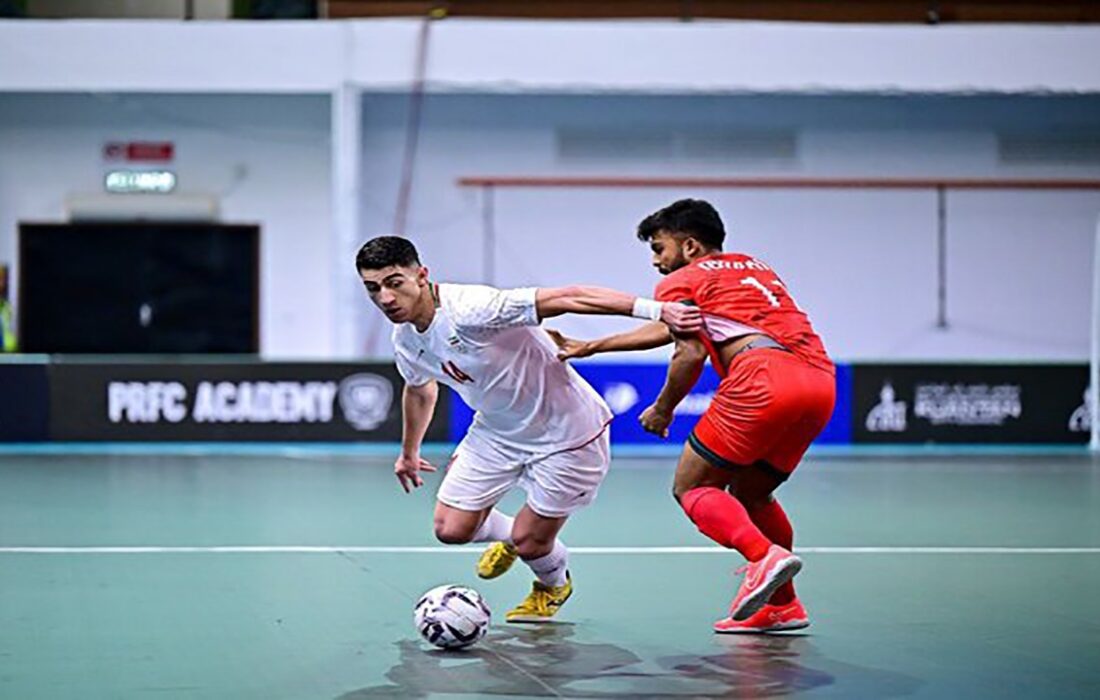 برتری ۱۰ گله تیم ملی فوتسال ایران برابر امارات در دومین بازی آسیایی