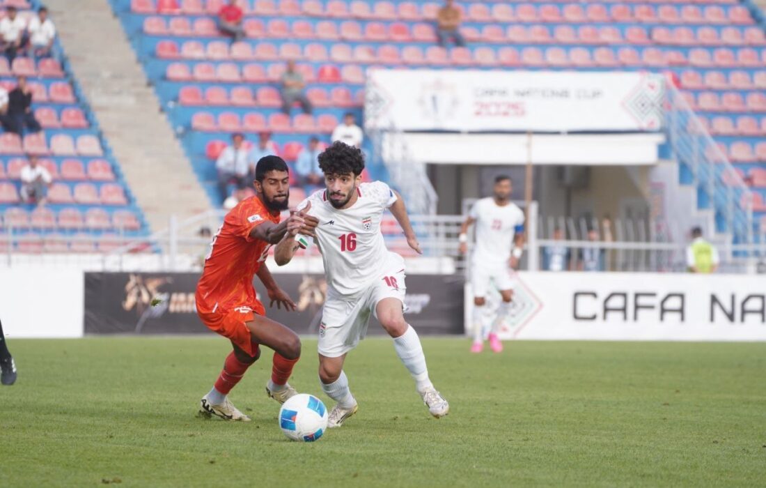 مسابقات کافا؛ پیروزی تیم ملی فوتبال ایران مقابل هند