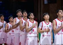 صعود پسران زیر ۱۶ سال بسکتبال ایران به یک چهارم نهایی جام آسیا