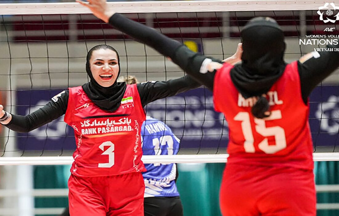 برد قاطعانه دختران والیبال ایران برابر تاجیکستان