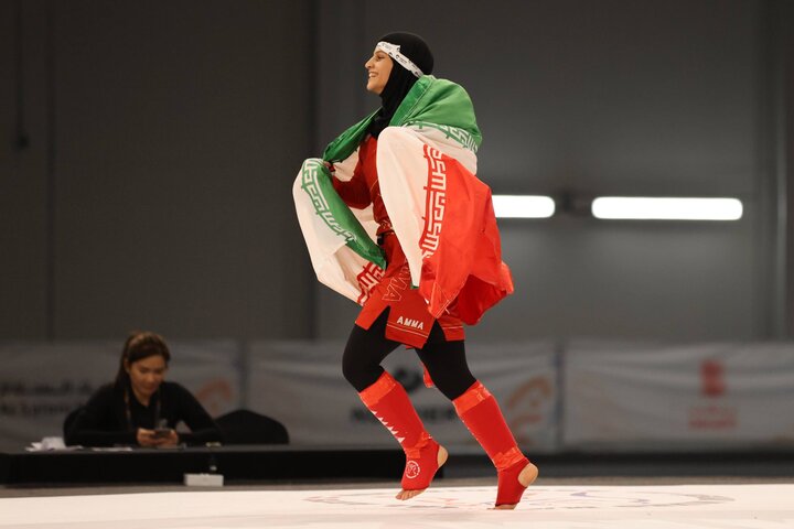 صعود درخشان وانِیا صادقی به فینال MMA بازیهای آسیایی جوانان