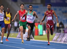 طلای ۸۰۰ متر بازی‌های همبستگی اسلامی بر گردن علی امیریان