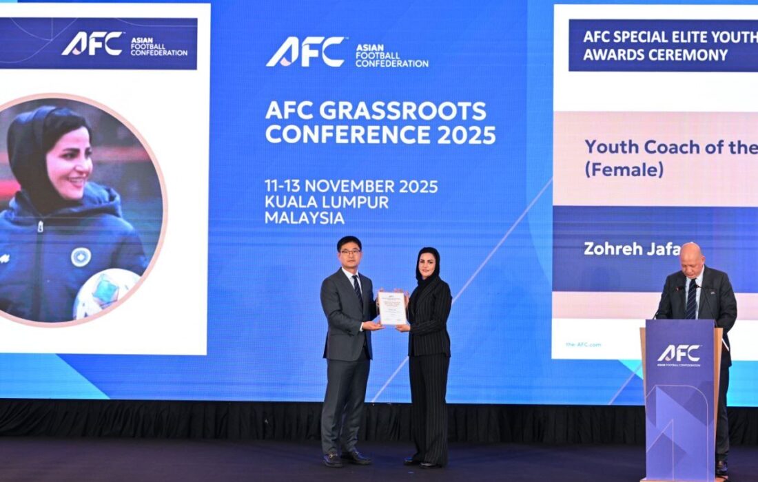 زهره جعفری، مربی زن جوان سال آسیا ۲۰۲۵ شد