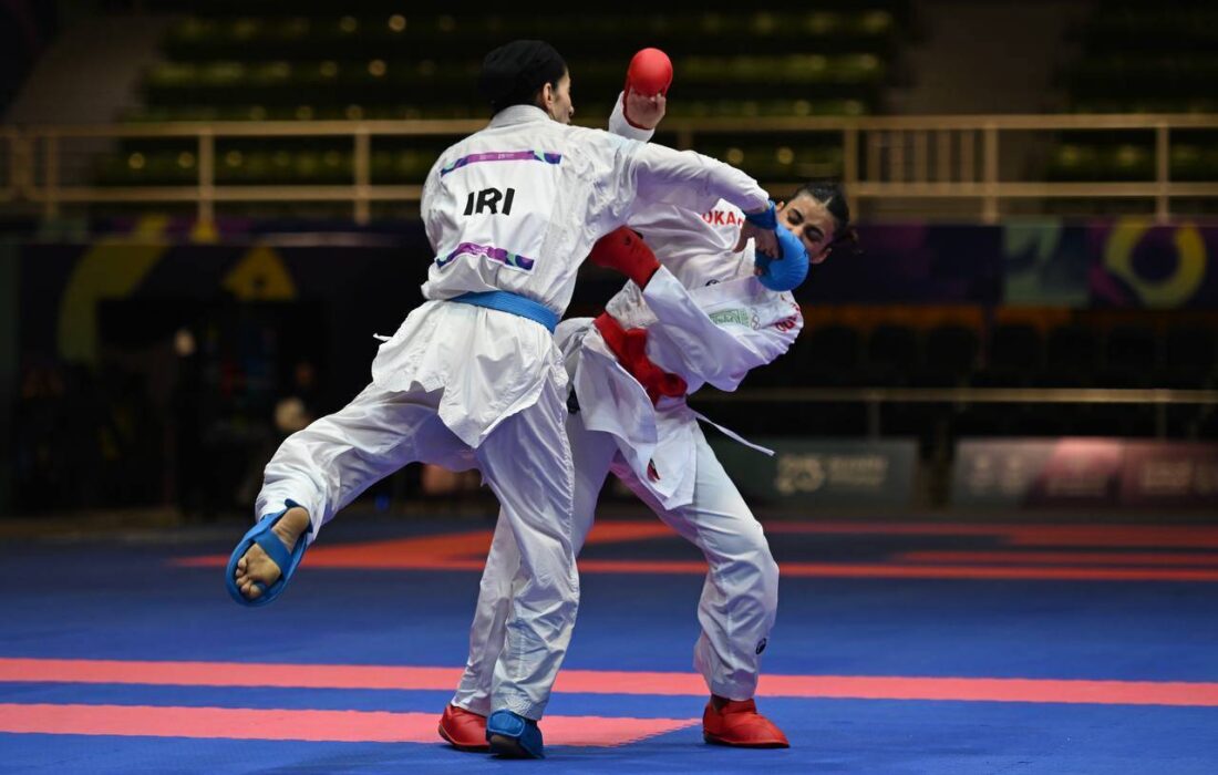 آتوسا گلشادنژاد فینالیست کاراته بازیهای همبستگی اسلامی شد