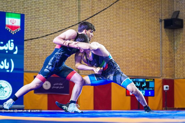 معرفی قهرمانان ۵ وزن دوم کشتی فرنگی جوانان ایران