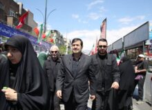 حضور وزیر ورزش در مراسم چهلمین روز شهادت رهبر انقلاب