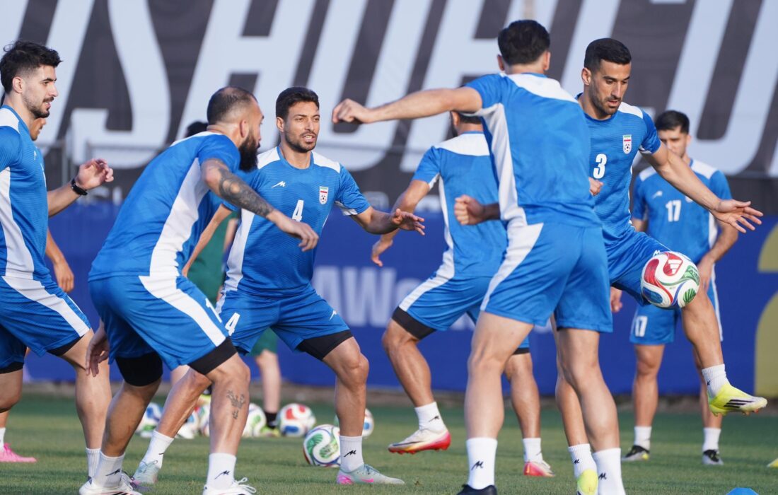 نخستین تمرین تیم ملی ایران در مکزیک برگزار شد